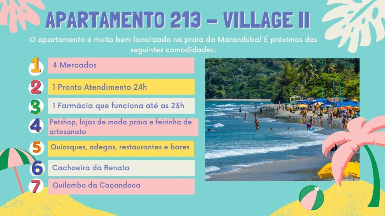 Apartamento Ubatuba 150M Do Mar Maranduba Exteriér fotografie